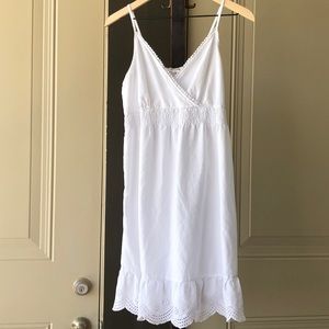 Converse One Star White Strappy Eyelet Sundress Sz XL